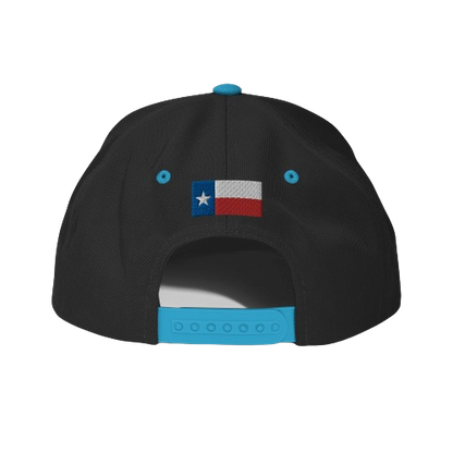 TEXAS style Snapback Hat (black-blue)