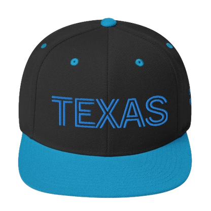 TEXAS style Snapback Hat (black-blue)