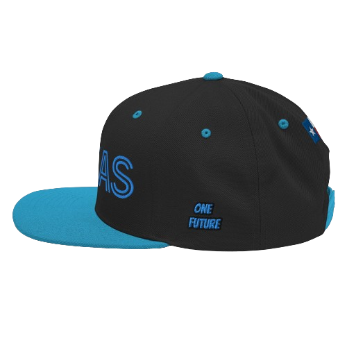 TEXAS style Snapback Hat (black-blue)