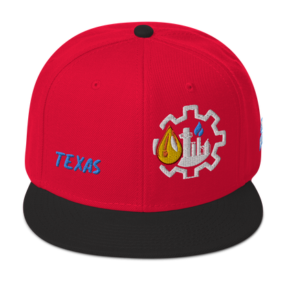 TEXAS industry style Snapback Hat (multicolor)