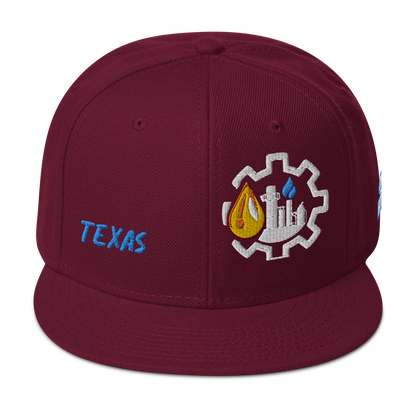 TEXAS industry style Snapback Hat (multicolor)