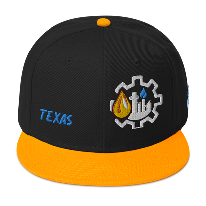 TEXAS industry style Snapback Hat (multicolor)