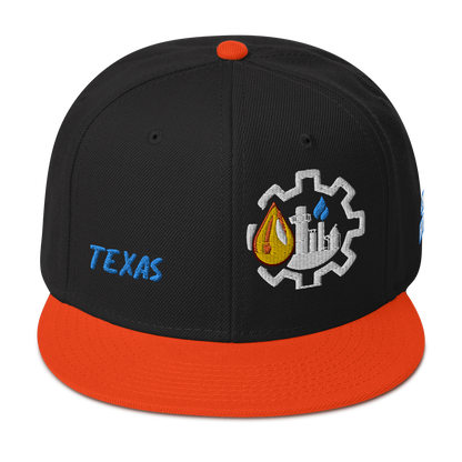 TEXAS industry style Snapback Hat (multicolor)