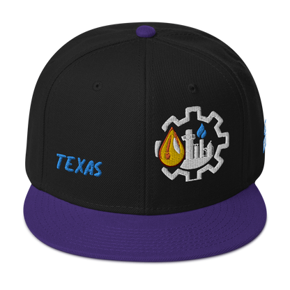 TEXAS industry style Snapback Hat (multicolor)